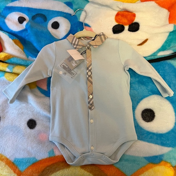 Burberry One Pieces Burberry Baby Boy Onesie 6m Poshmark